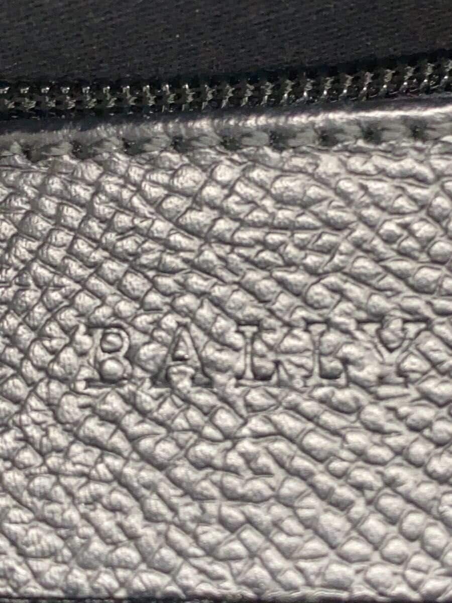 BALLY Briefcase Leather BLK Solid 5