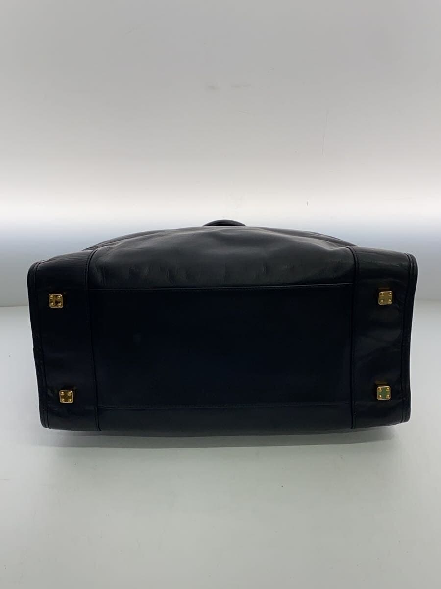 LOEWE Anagram Mini Boston Bag Leather BLK Solid 4