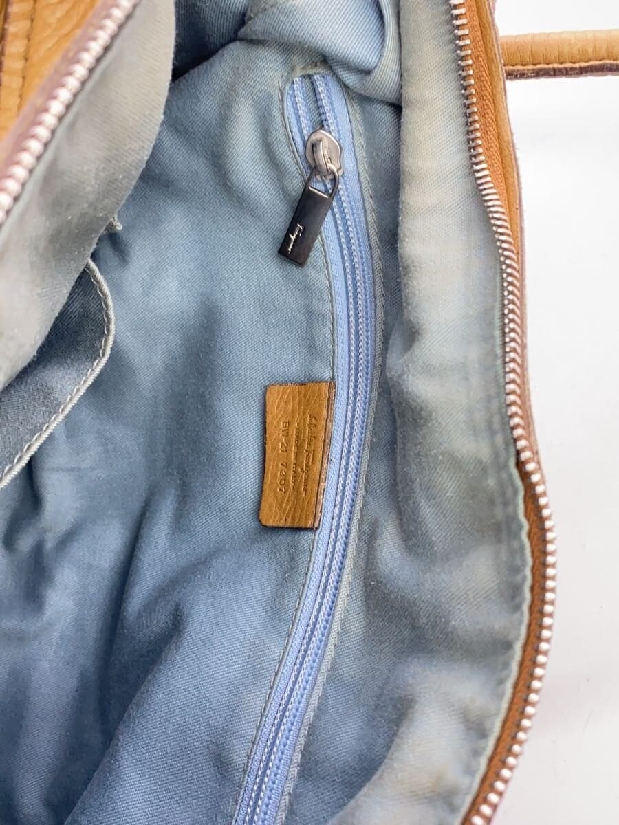 Salvatore Ferragamo Gancini Handbag Leather CML Solid 7