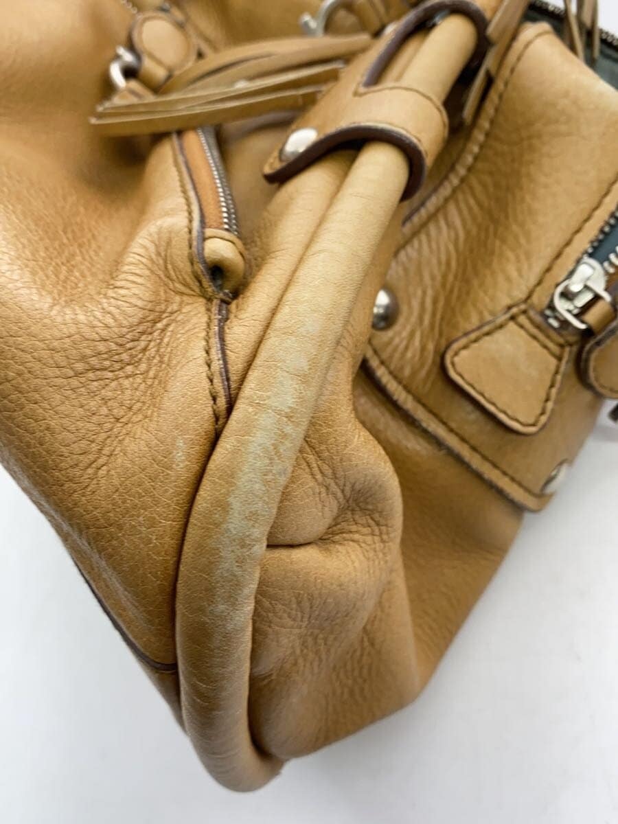 Salvatore Ferragamo Gancini Handbag Leather CML Solid 8