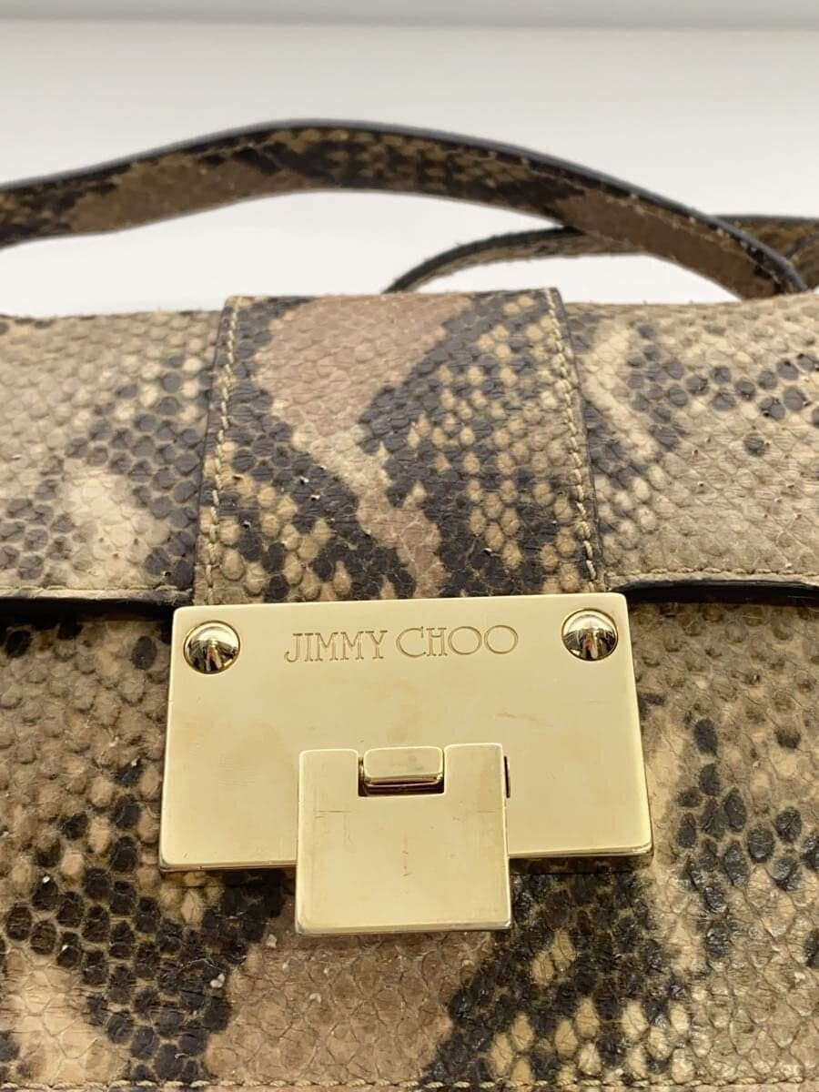 JIMMY CHOO Shoulder Bag Leather BRW 5