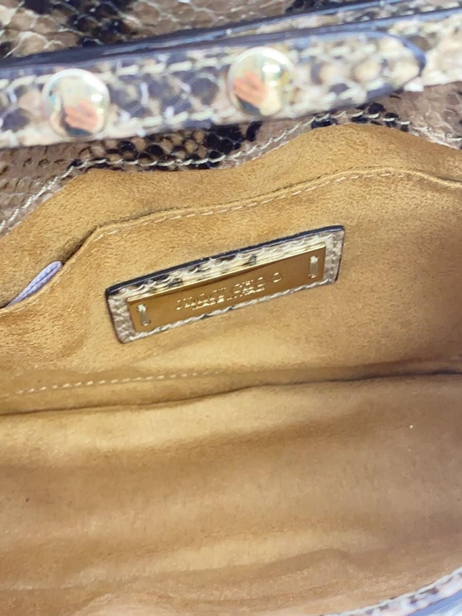 JIMMY CHOO Shoulder Bag Leather BRW 6