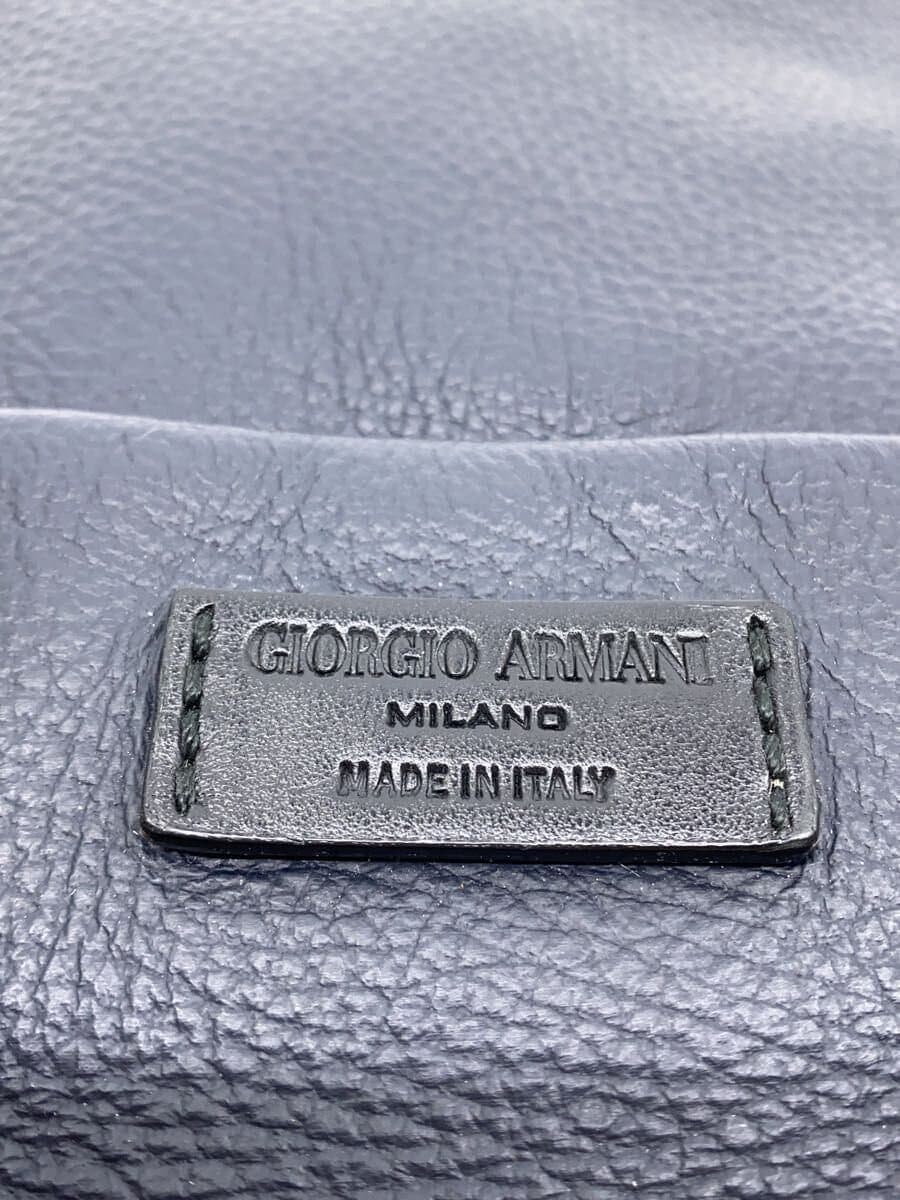 GIORGIO ARMANI Backpack Leather NVY 5