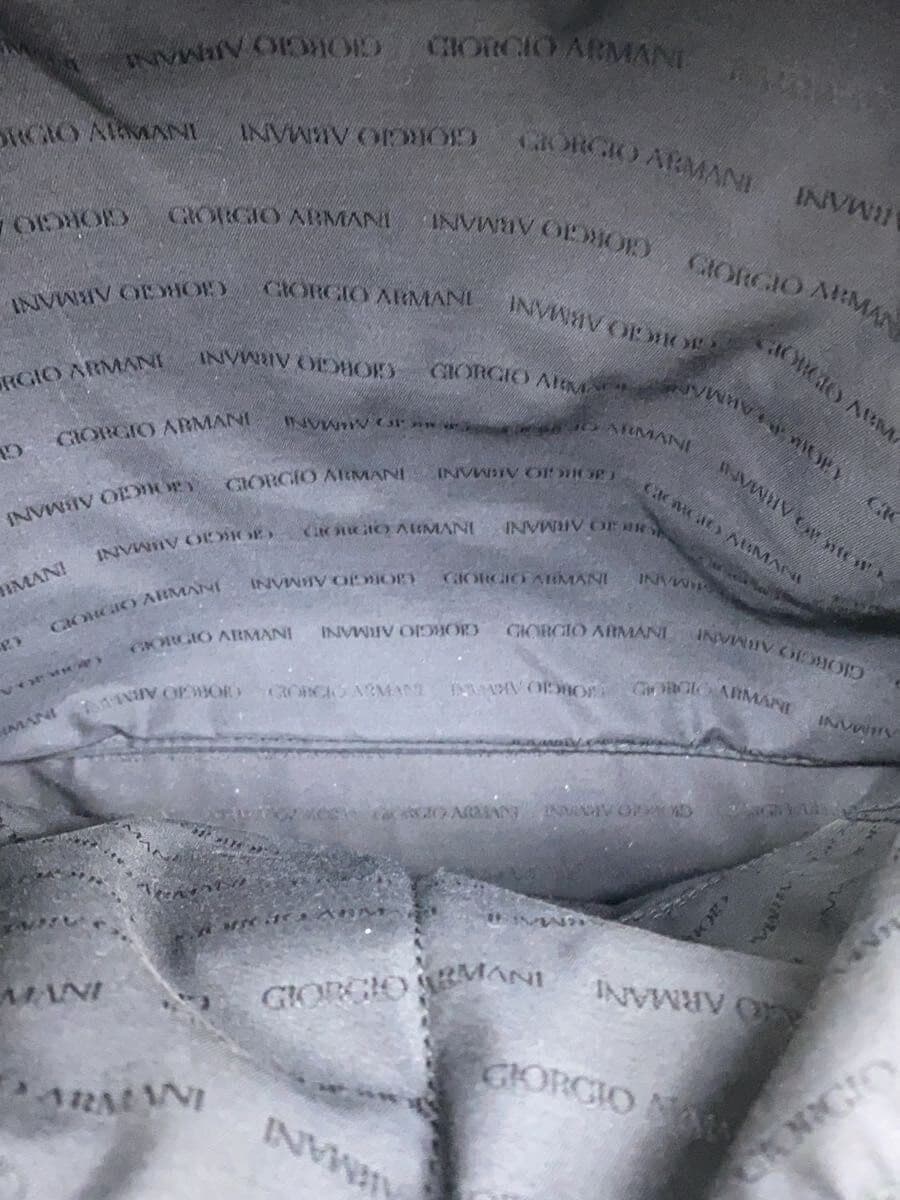 GIORGIO ARMANI Backpack Leather NVY 6