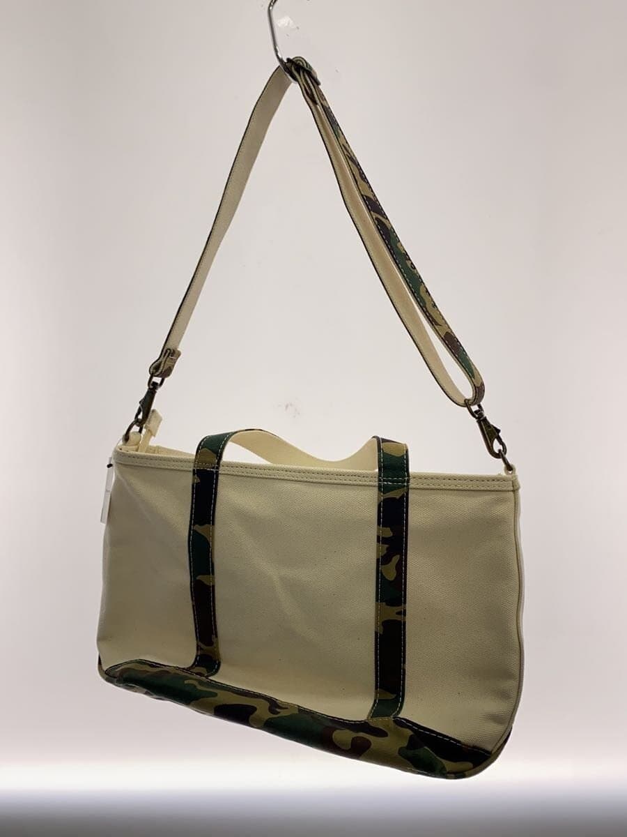 L.L.Bean Tote Bag Canvas BEG Camouflage 282343 2