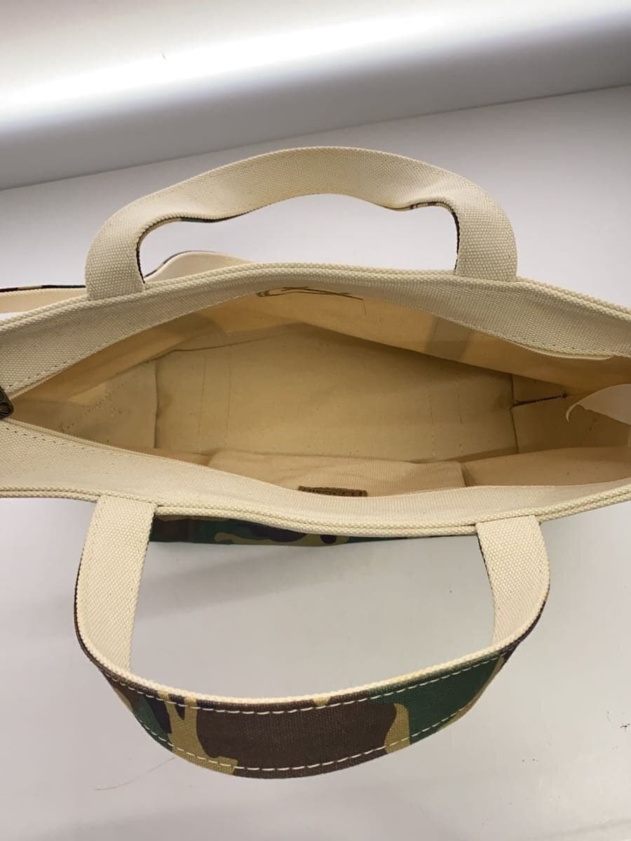 L.L.Bean Tote Bag Canvas BEG Camouflage 282343 4