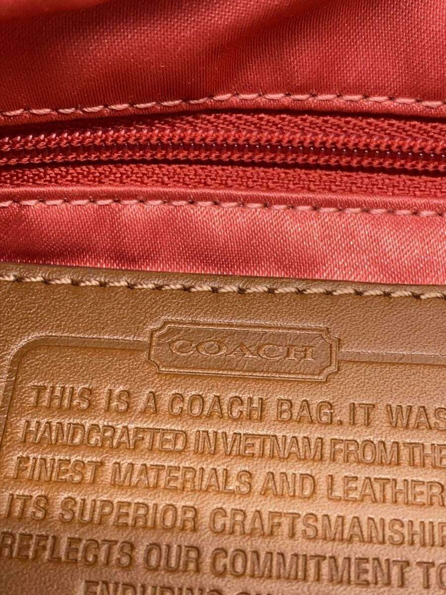 COACH Tote Bag_Penelope_Signature_Beige Leather PVC BRW F16190 5