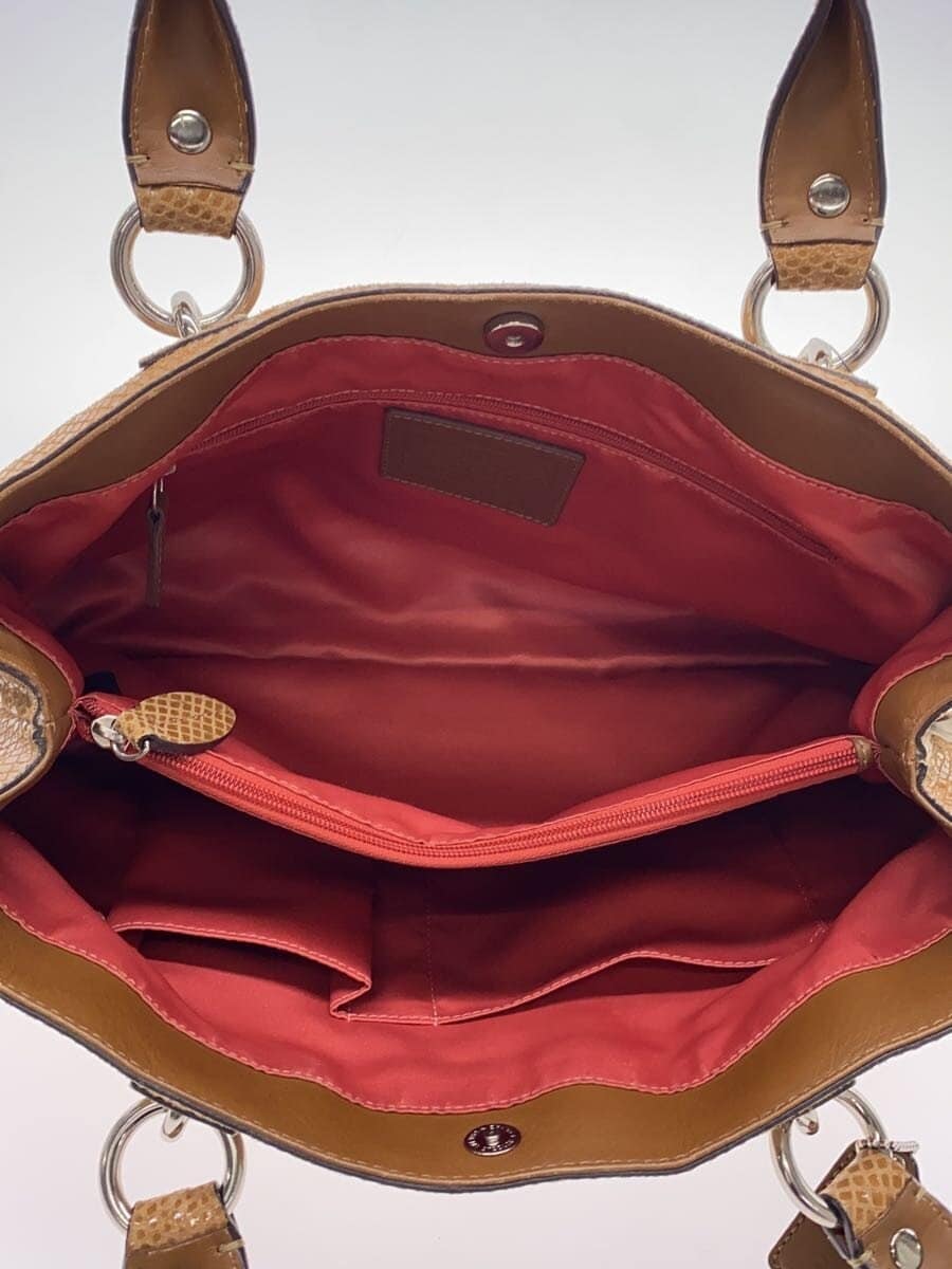 COACH Tote Bag_Penelope_Signature_Beige Leather PVC BRW F16190 6