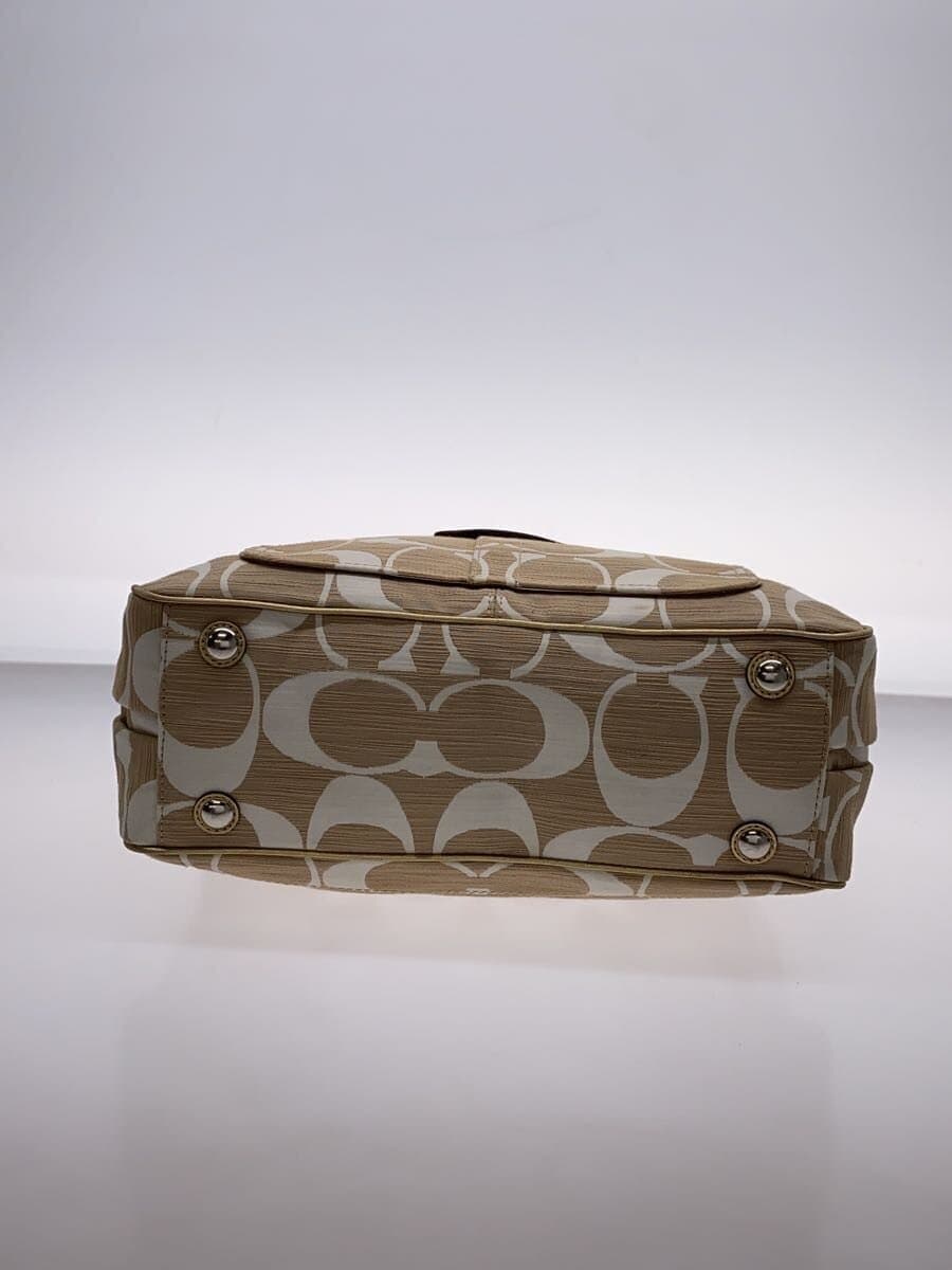 COACH Tote Bag_Signature Canvas BEG 13286 4