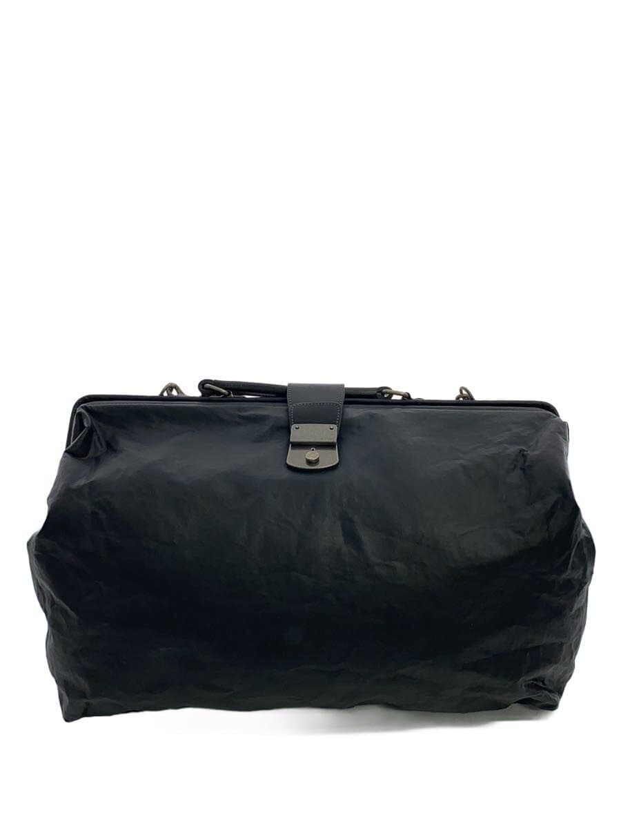 Jean Paul GAULTIER HOMME shoulder bag leather BLK plain