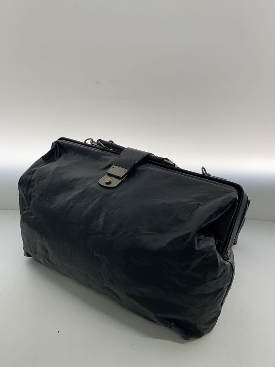 Jean Paul GAULTIER HOMME shoulder bag leather BLK plain 2