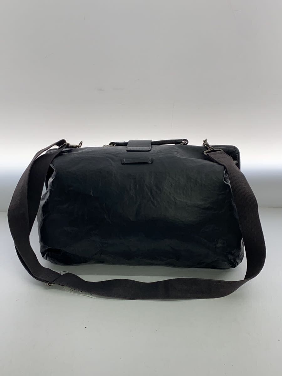 Jean Paul GAULTIER HOMME shoulder bag leather BLK plain 3
