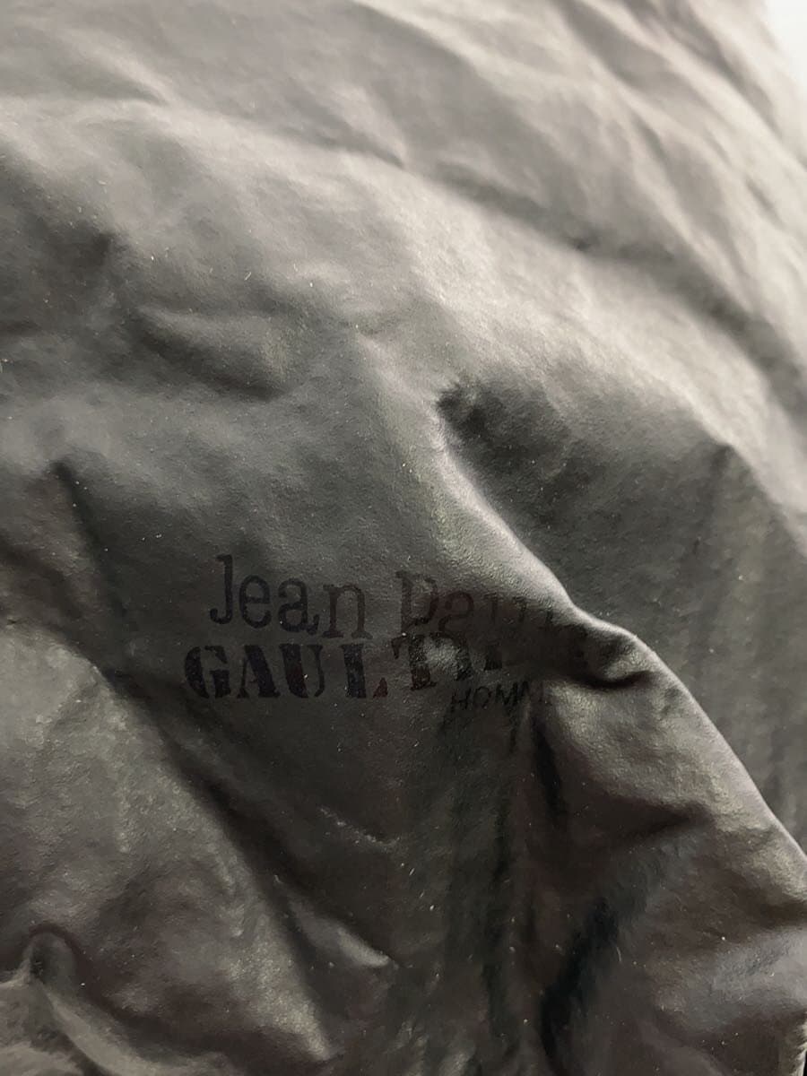 Jean Paul GAULTIER HOMME shoulder bag leather BLK plain 5