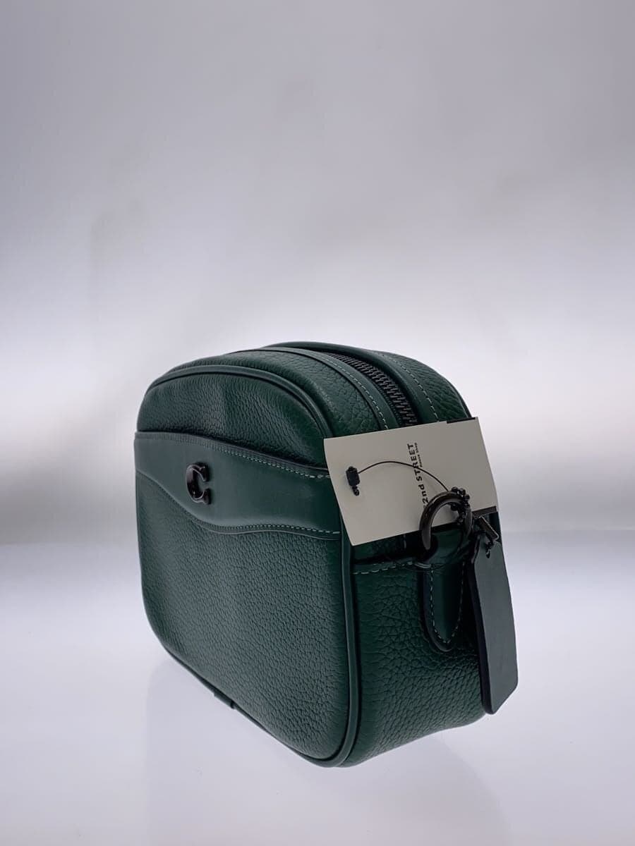 COACH Shoulder Bag Leather GRN CC386 2