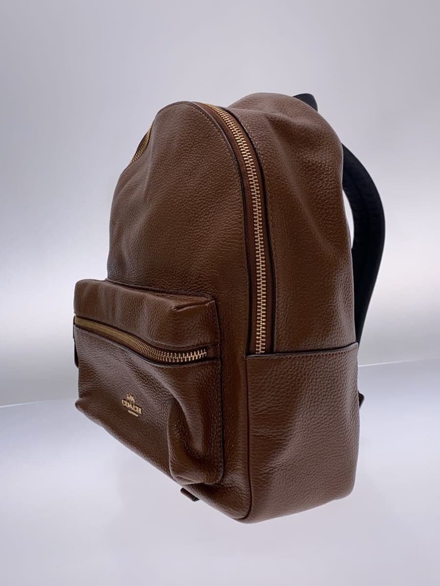 COACH Charlie Pebbled Leather Medium Backpack Leather CML F30550 2