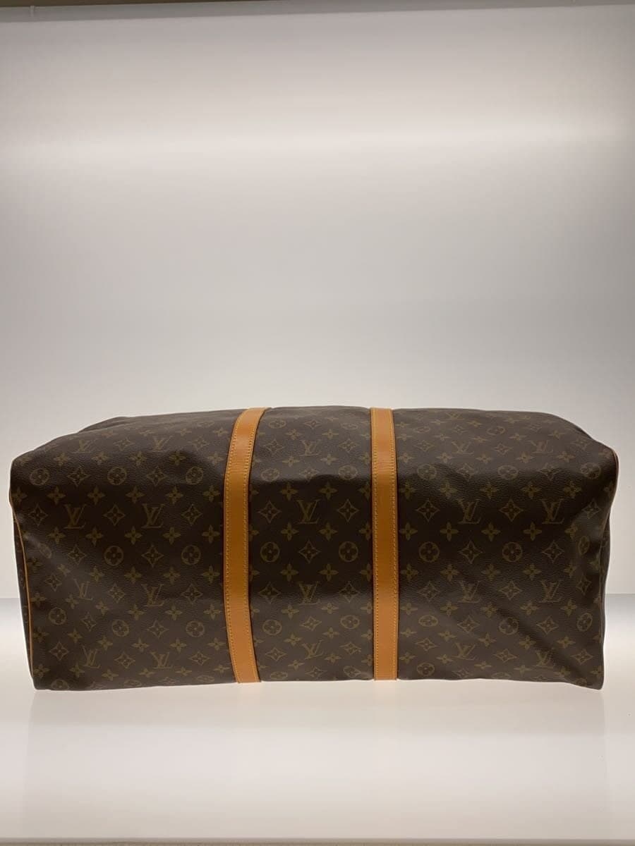 LOUIS VUITTON Keepall 60_Monogram Canvas PVC BRW 4