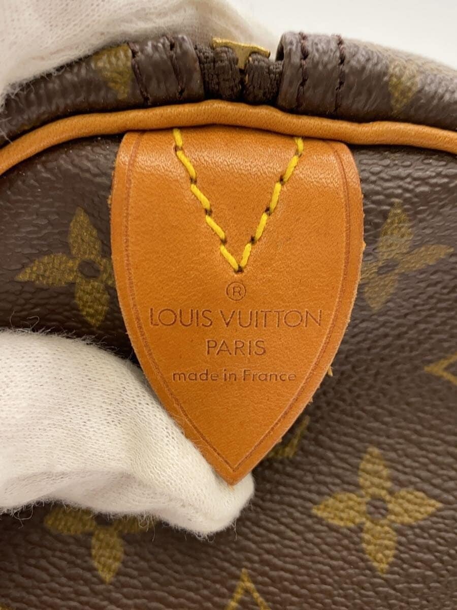 LOUIS VUITTON Keepall 60_Monogram Canvas PVC BRW 5