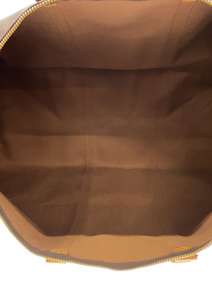 LOUIS VUITTON Keepall 60_Monogram Canvas PVC BRW 6
