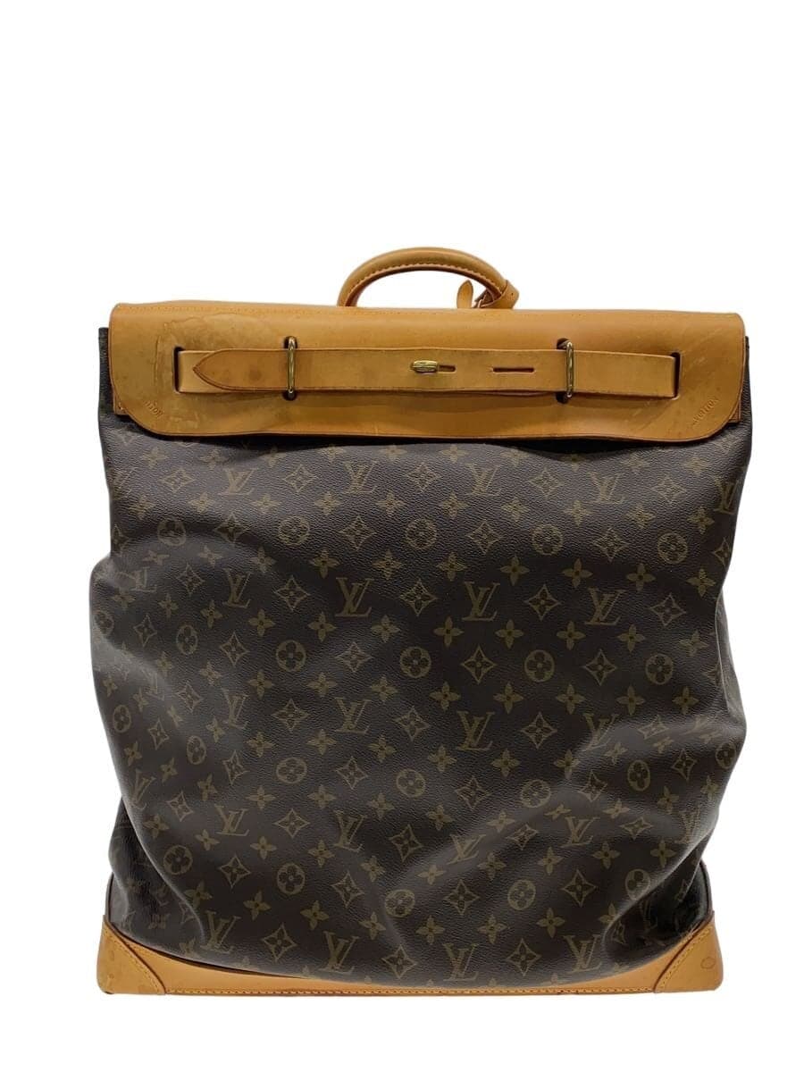 LOUIS VUITTON Steamer Bag_Monogram Canvas PVC BRW M41126
