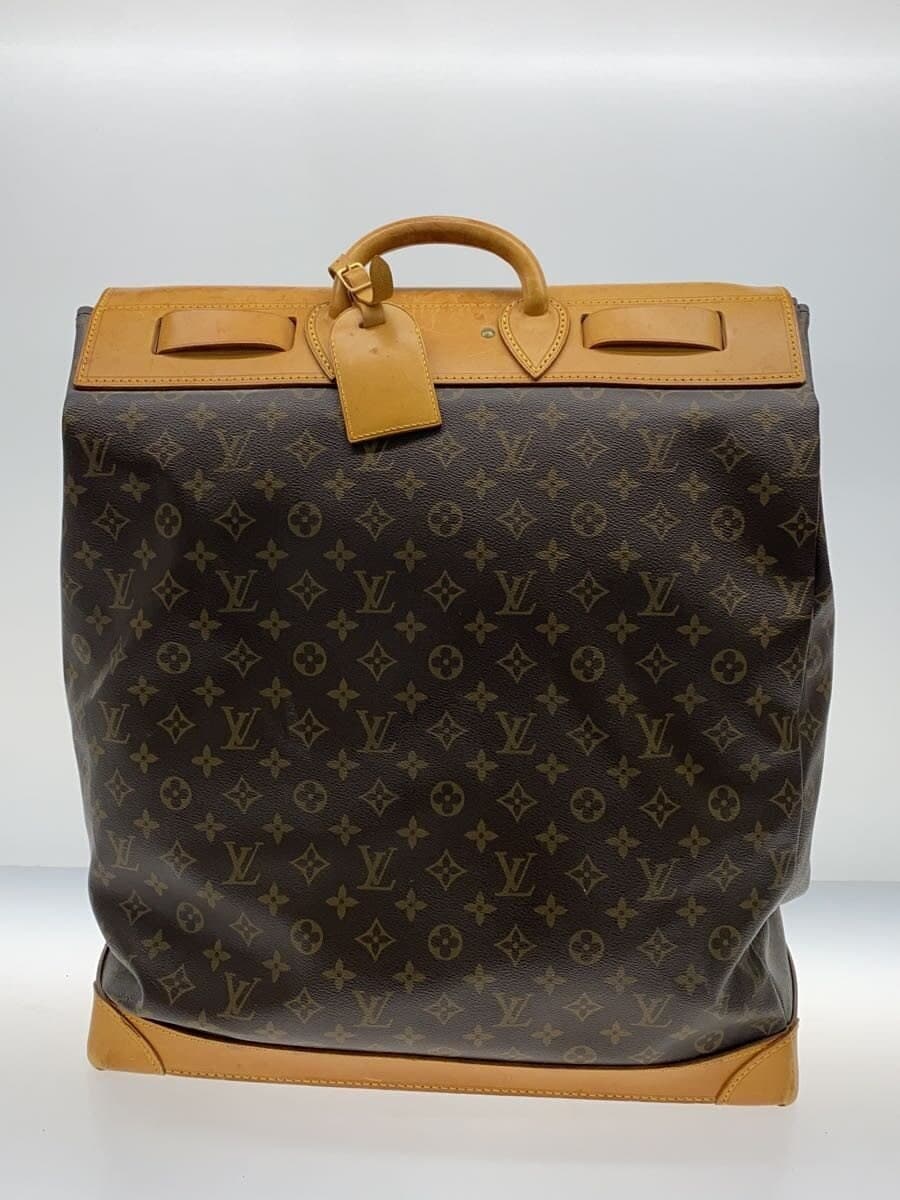 LOUIS VUITTON Steamer Bag_Monogram Canvas PVC BRW M41126 3