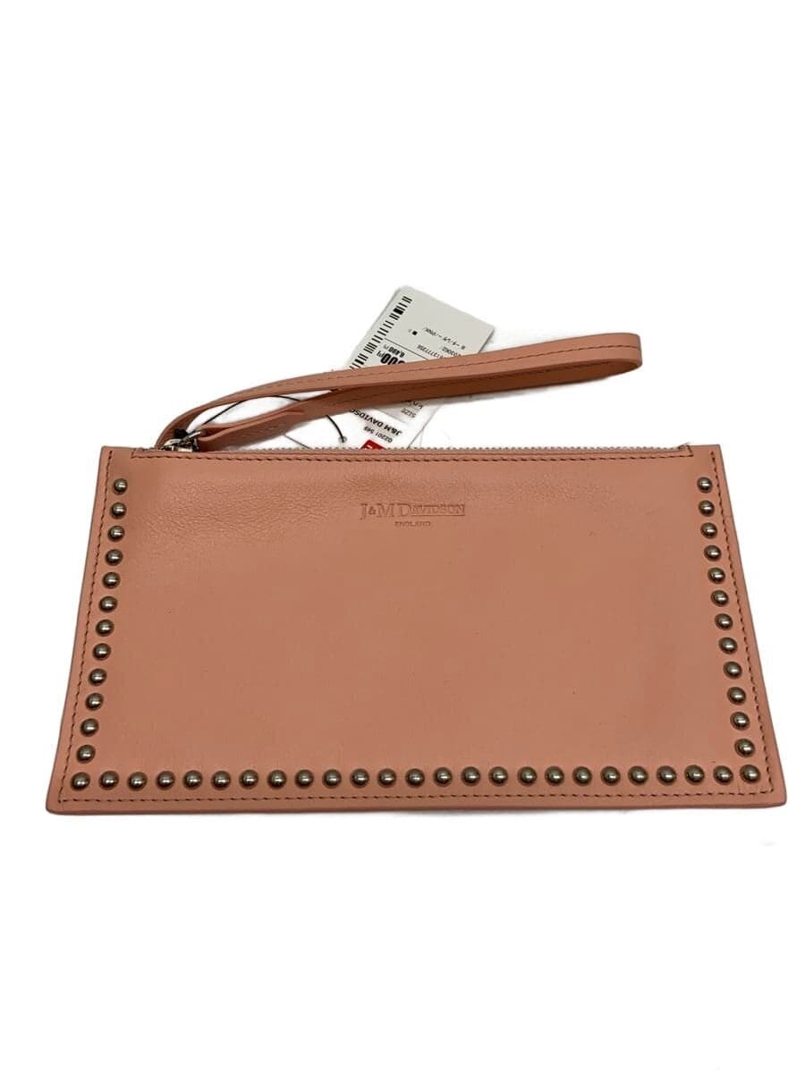 J&M DAVIDSON Pouch Leather PNK