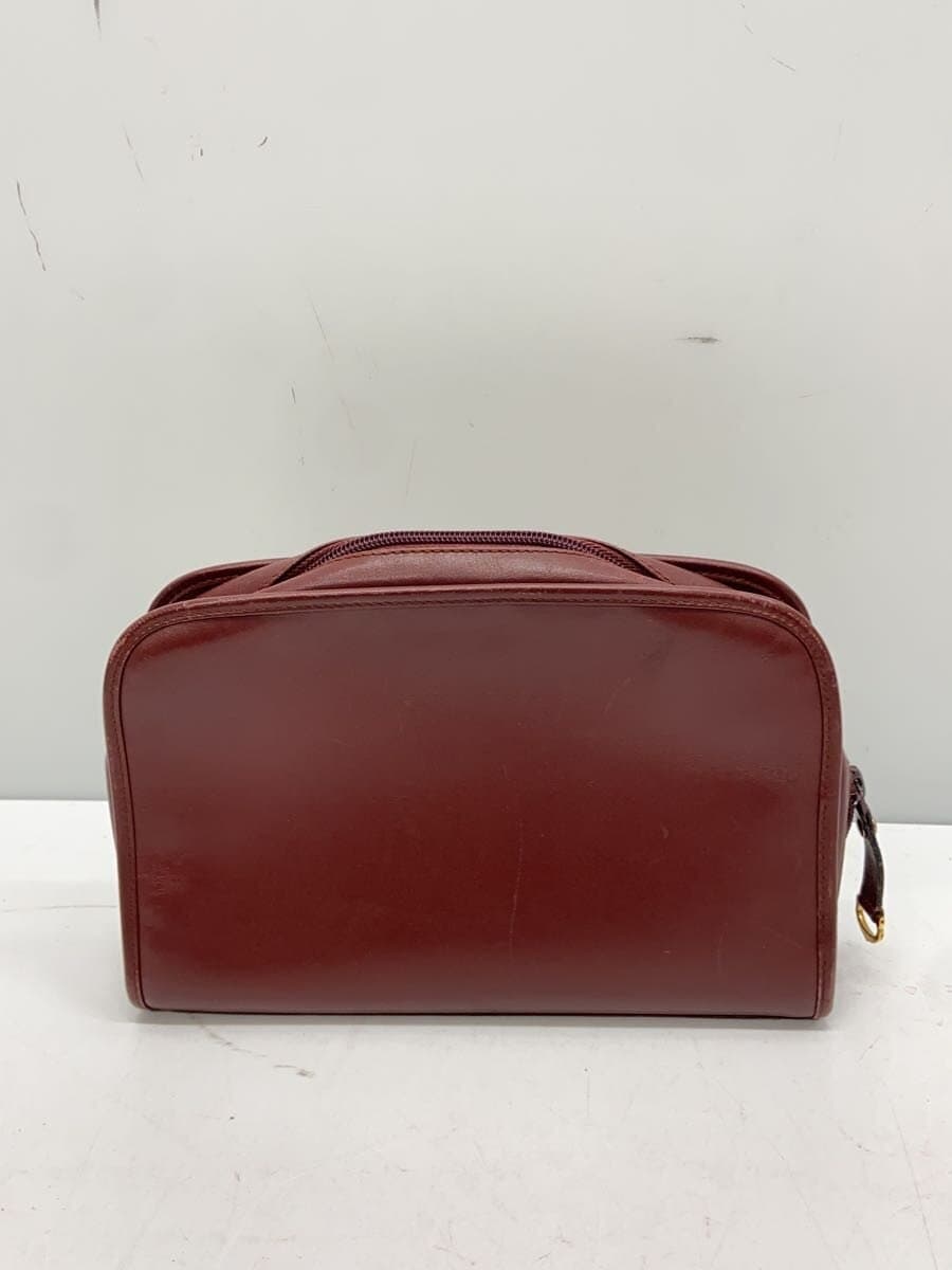 Cartier Clutch Bag Leather BRD Solid 3
