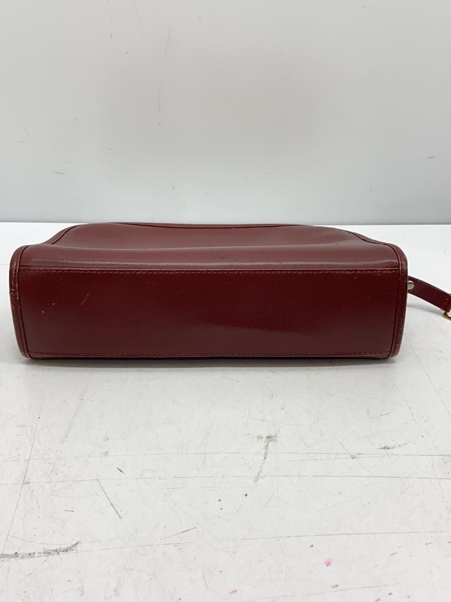 Cartier Clutch Bag Leather BRD Solid 4
