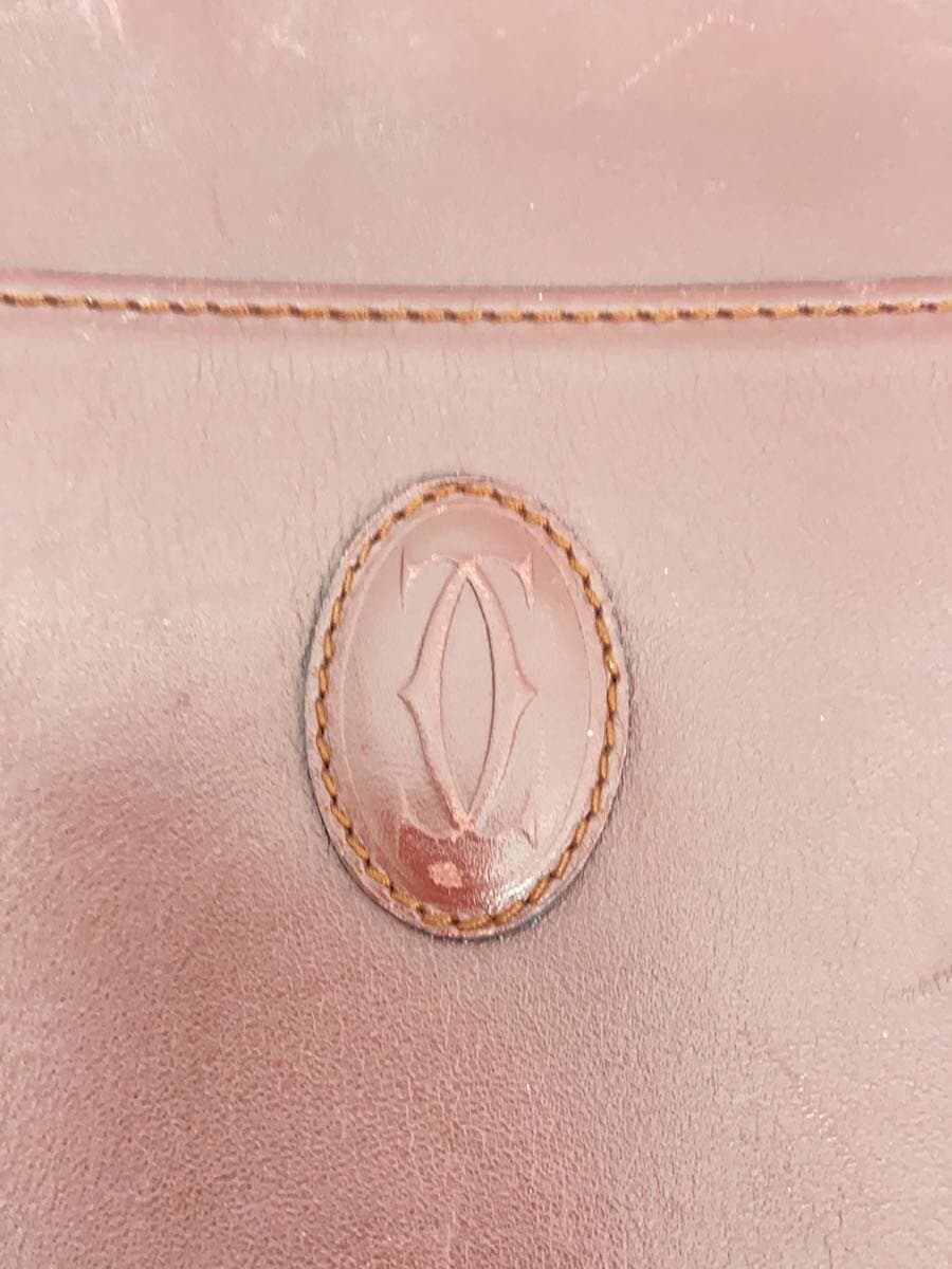 Cartier Clutch Bag Leather BRD Solid 5