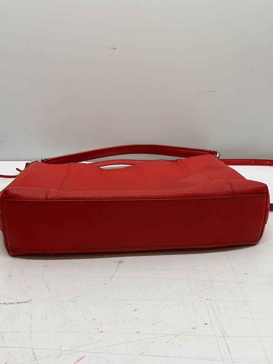 COACH Shoulder Bag Leather RED 34312 4