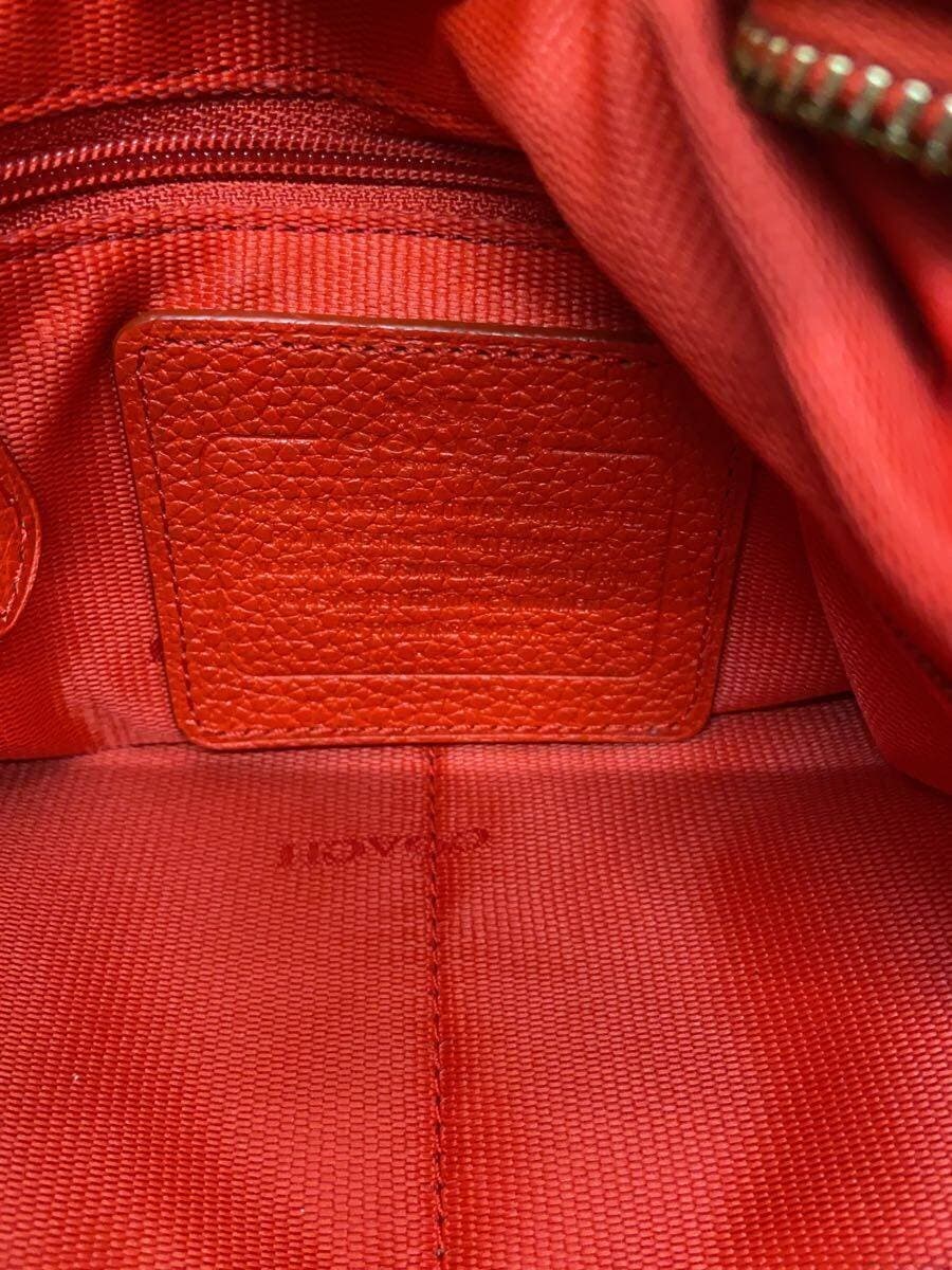 COACH Shoulder Bag Leather RED 34312 5