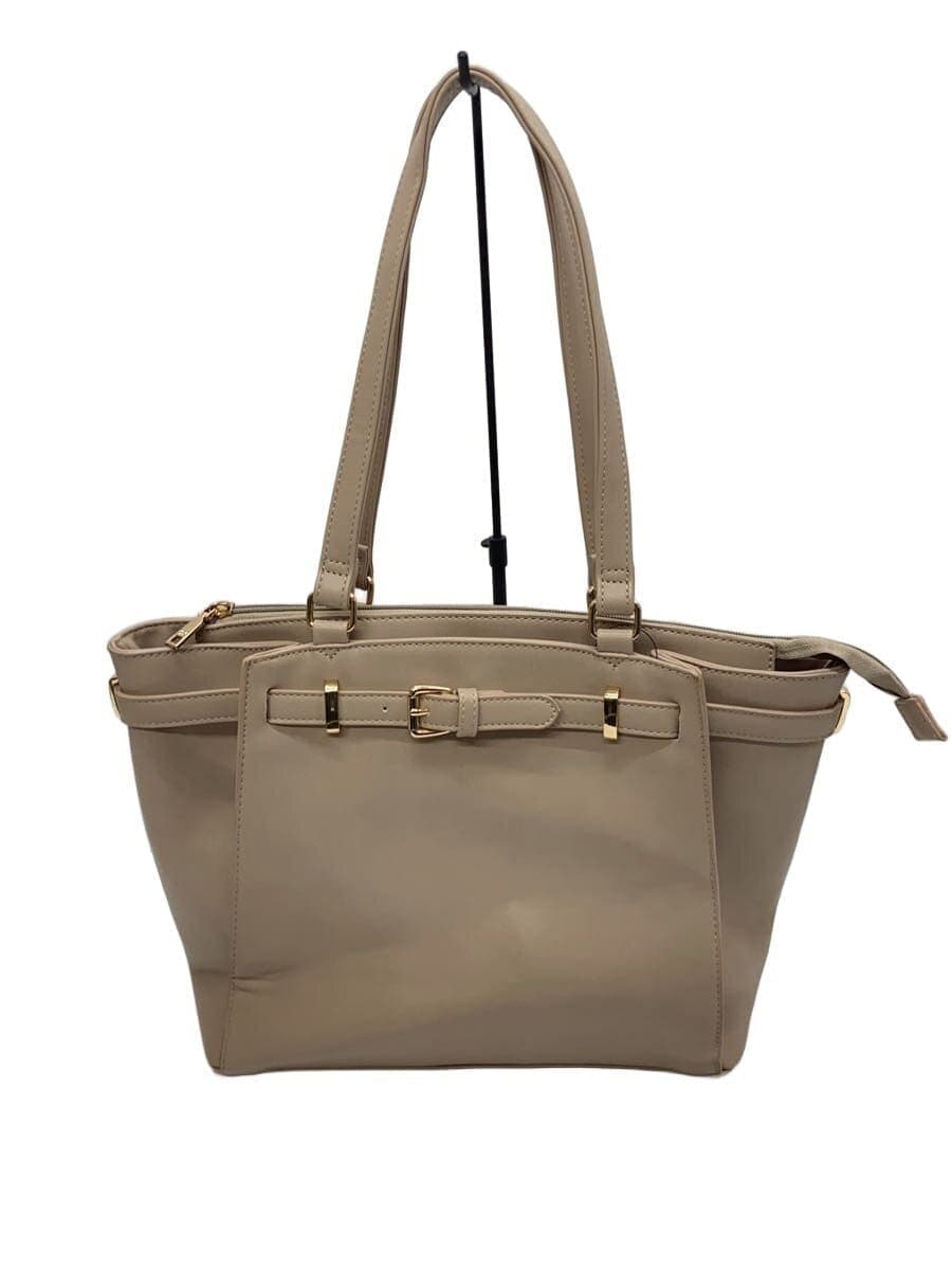 GUSCIO Handbag Faux Leather BEG