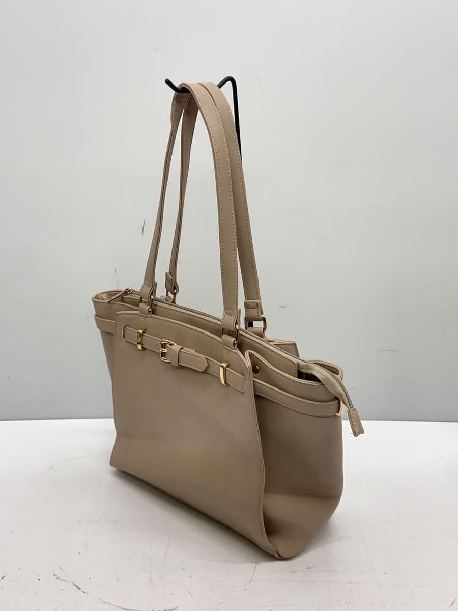 GUSCIO Handbag Faux Leather BEG 2