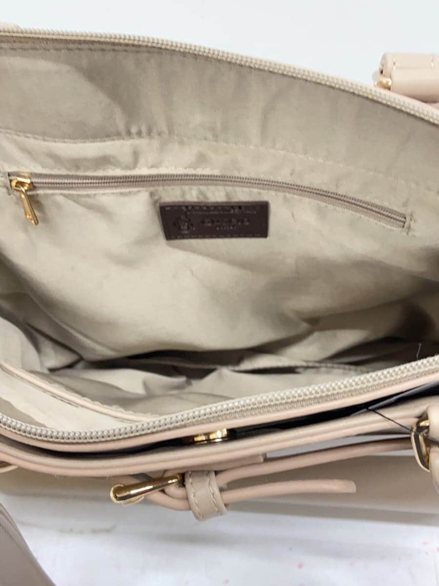 GUSCIO Handbag Faux Leather BEG 6