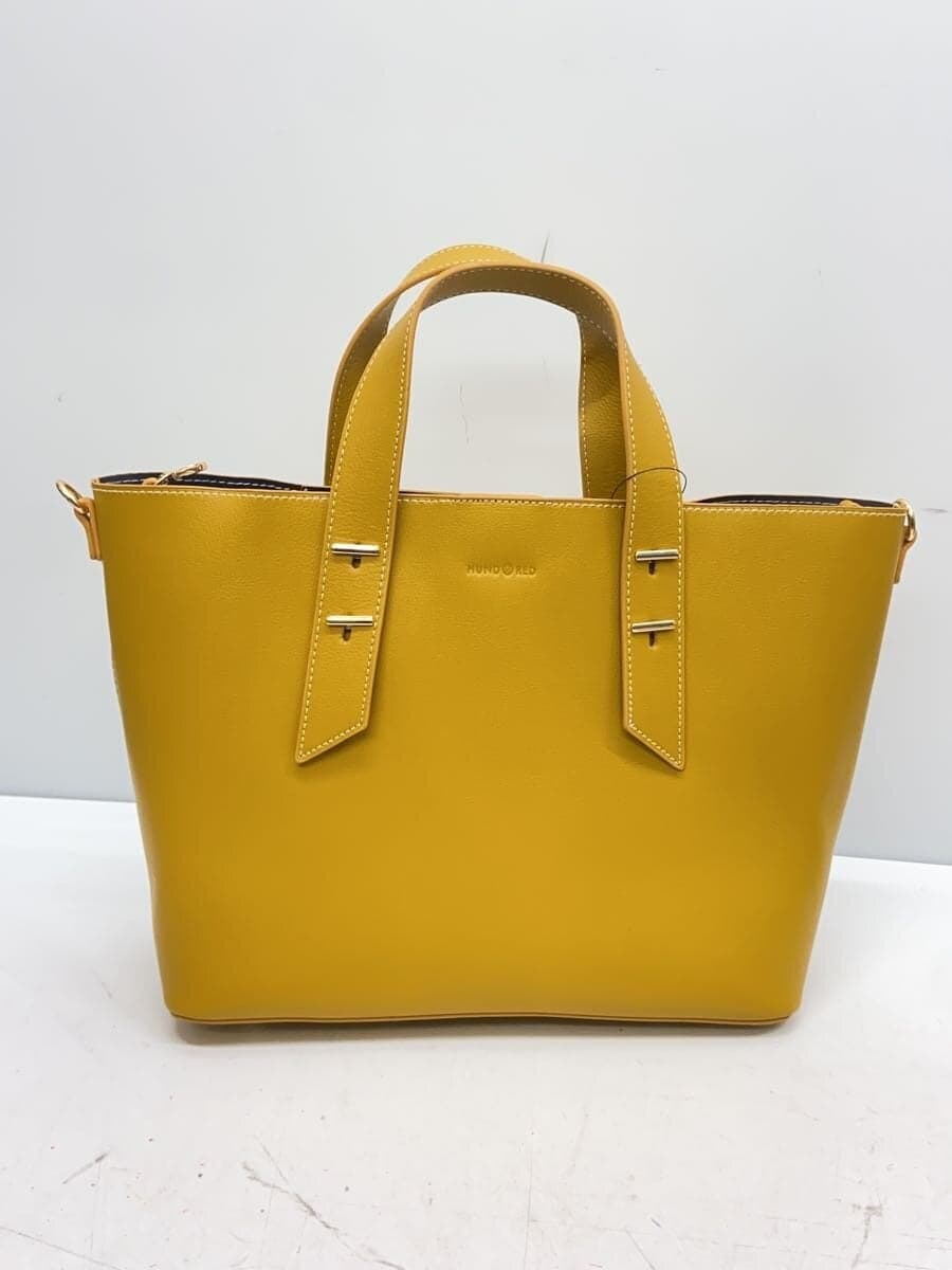 HUNDRED Handbag Faux Leather YLW 8
