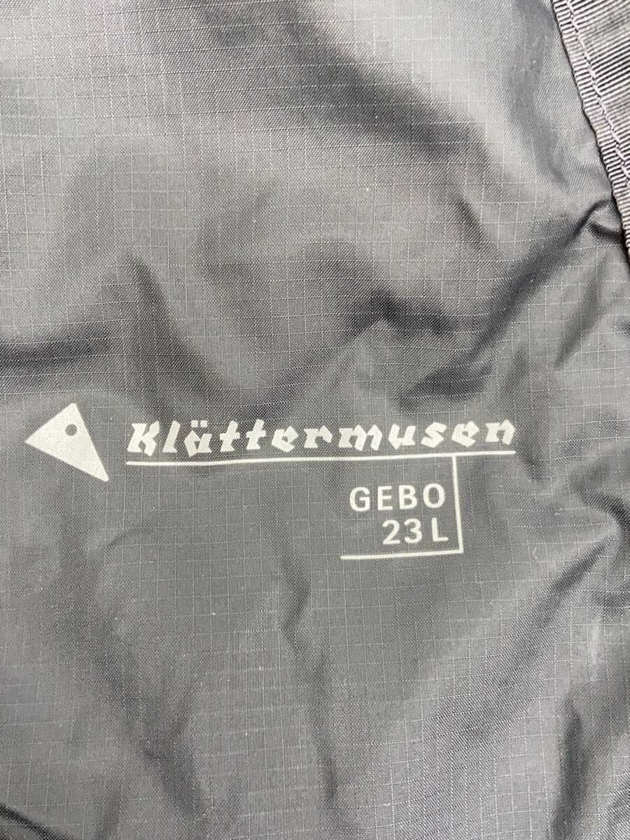 KLATTERMUSEN Tote Bag Polyester BLK 8