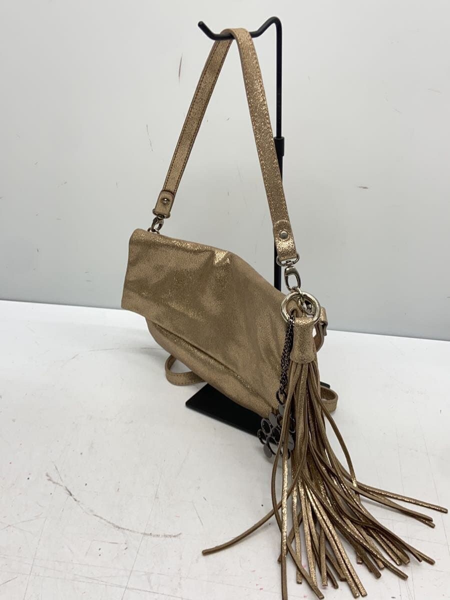GIANNI CHIARINI Shoulder Bag GLD Solid 2