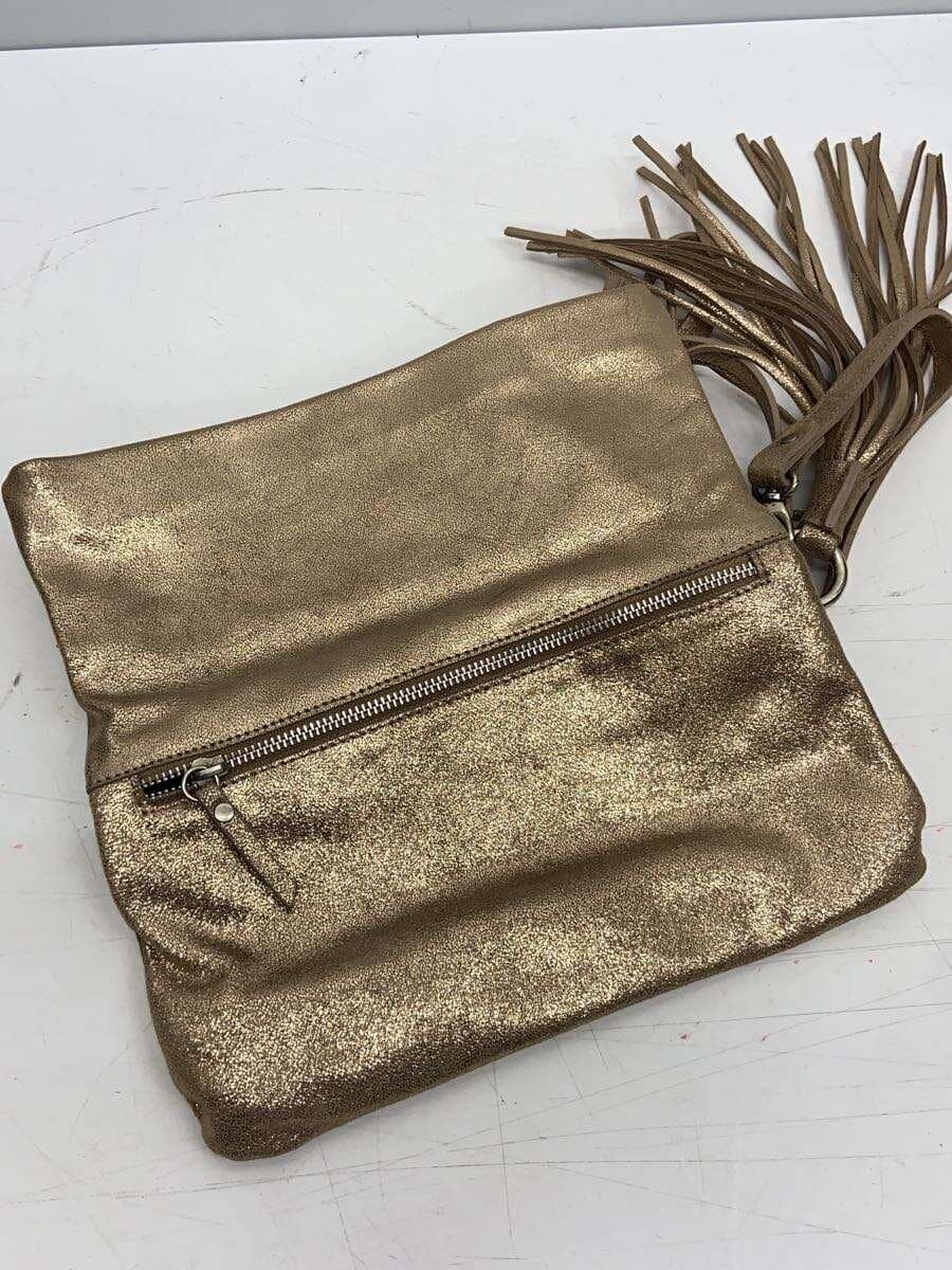 GIANNI CHIARINI Shoulder Bag GLD Solid 7