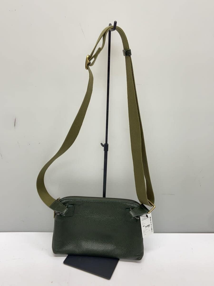 HUNTING WORLD Shoulder Bag Leather KHK 3