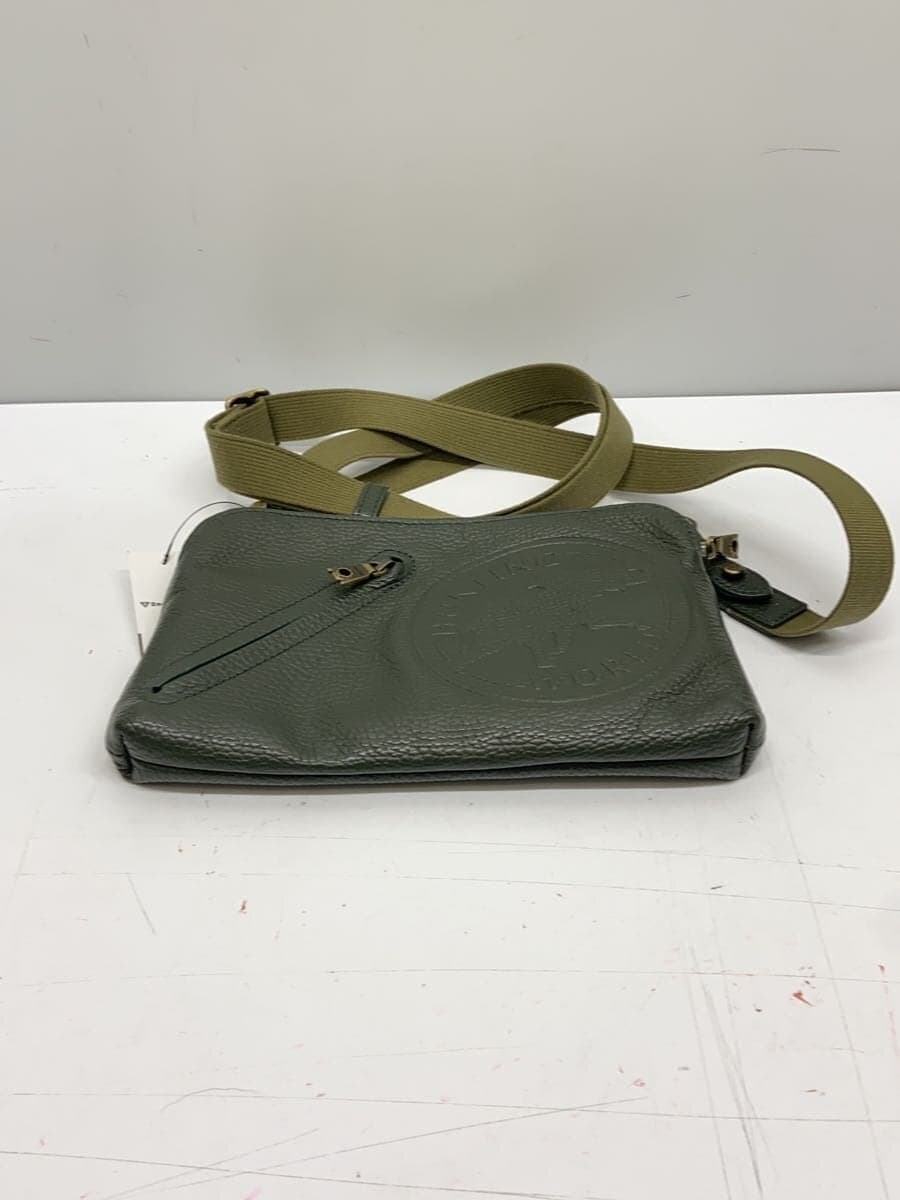 HUNTING WORLD Shoulder Bag Leather KHK 4