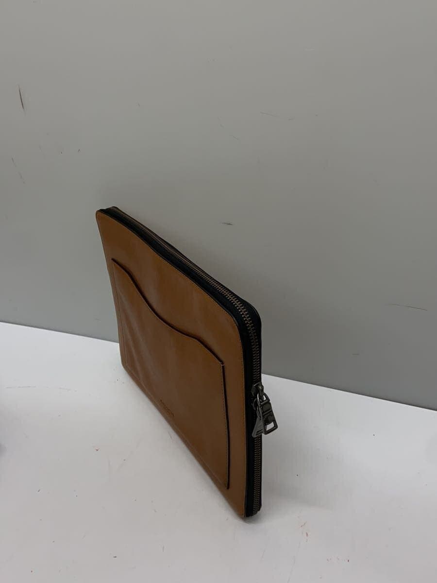 COACH Second Bag Leather BRW Solid 64822 2