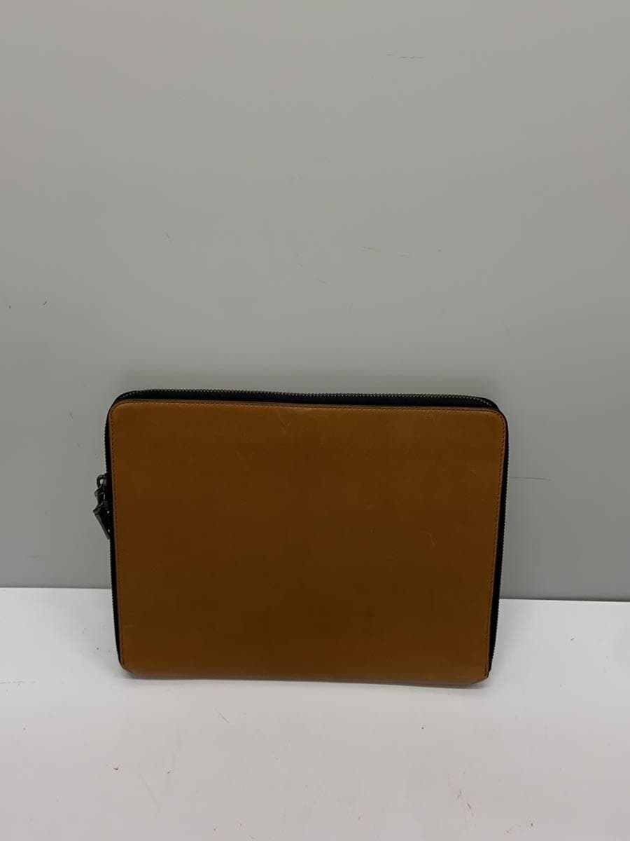 COACH Second Bag Leather BRW Solid 64822 3