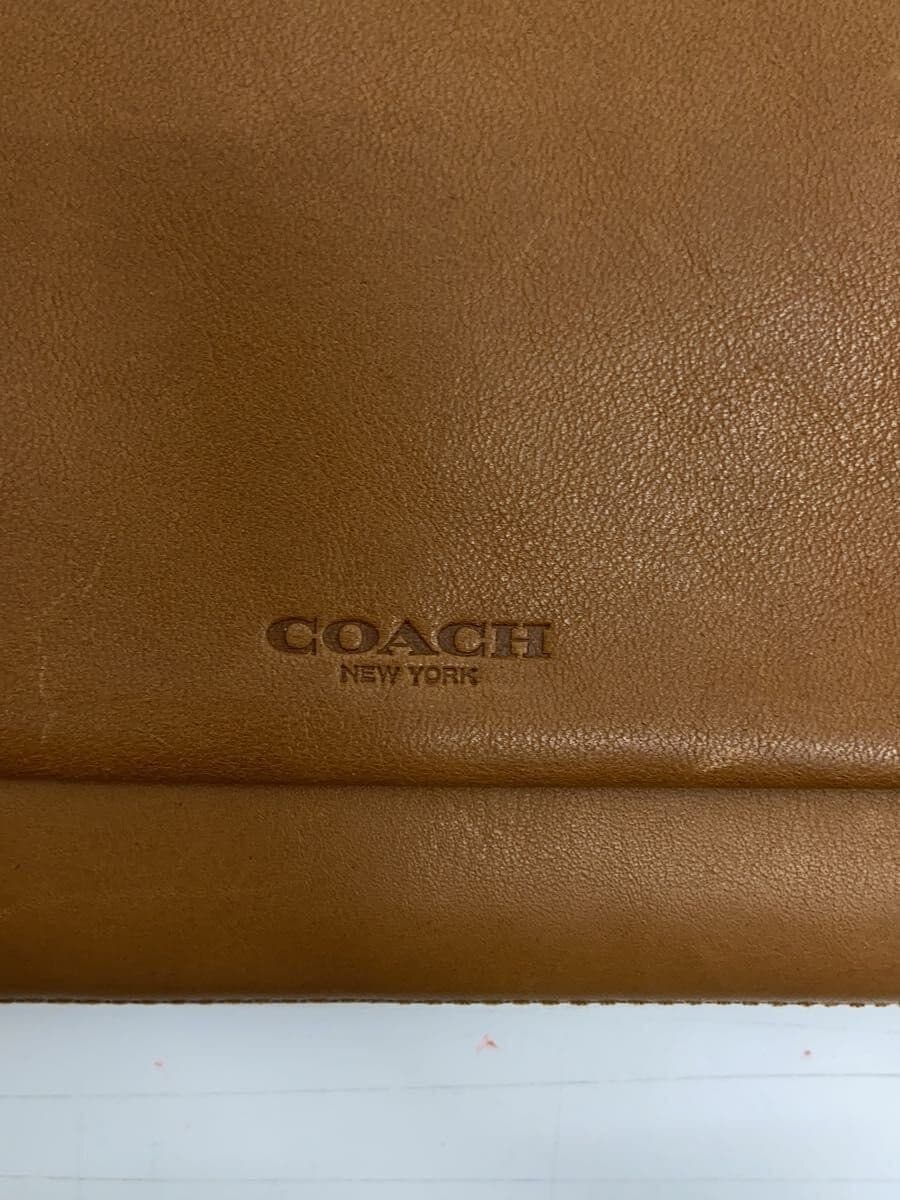 COACH Second Bag Leather BRW Solid 64822 5