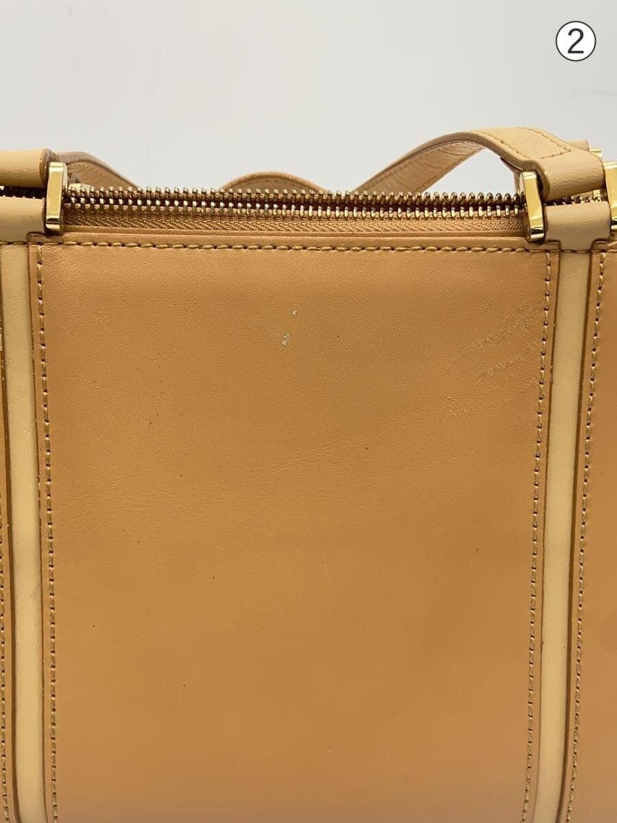 BURBERRY LONDON Handbag Leather BEG Solid 8