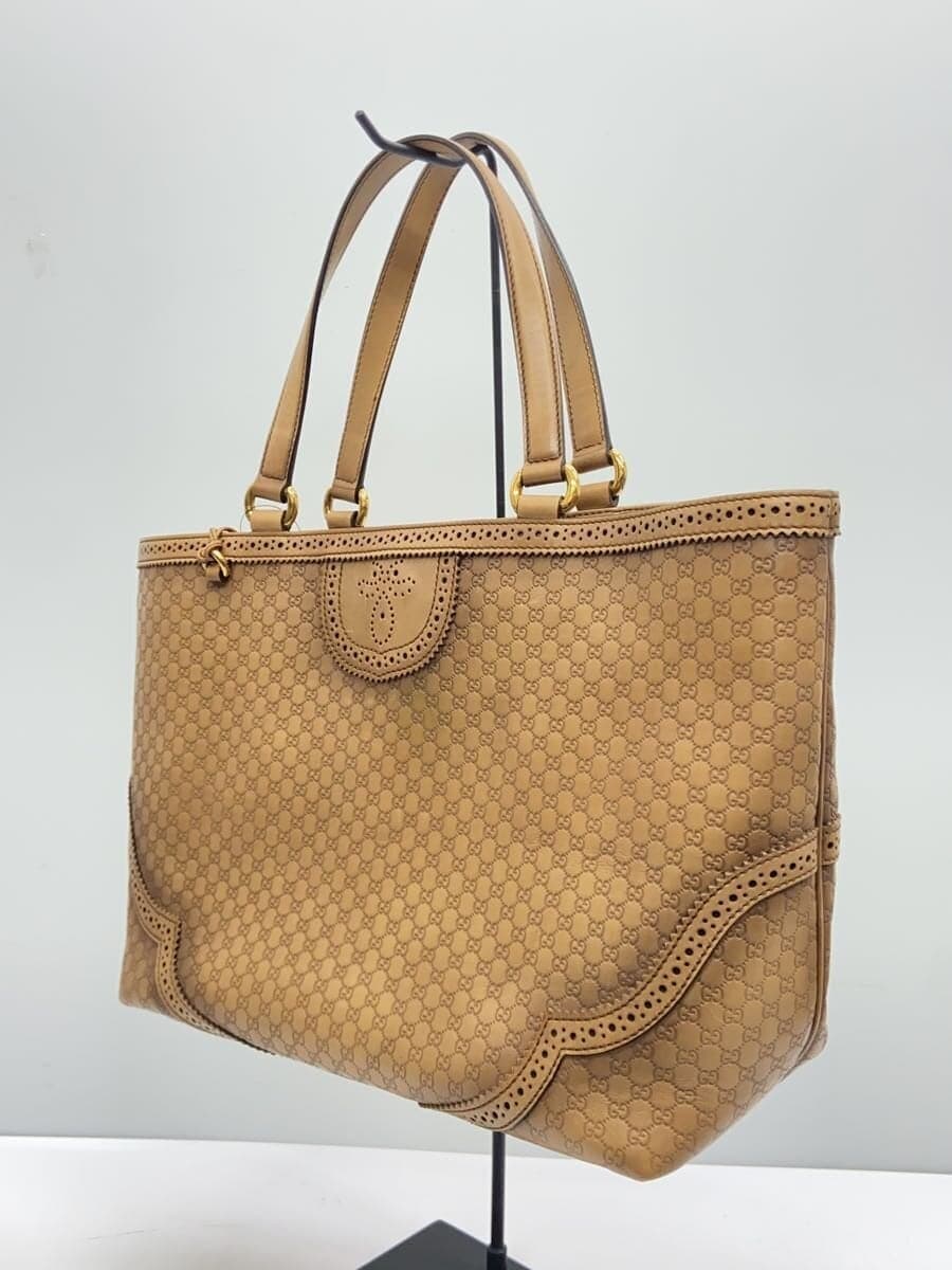 GUCCI Tote Bag_Micro Gucci Check Leather CML 296910 2