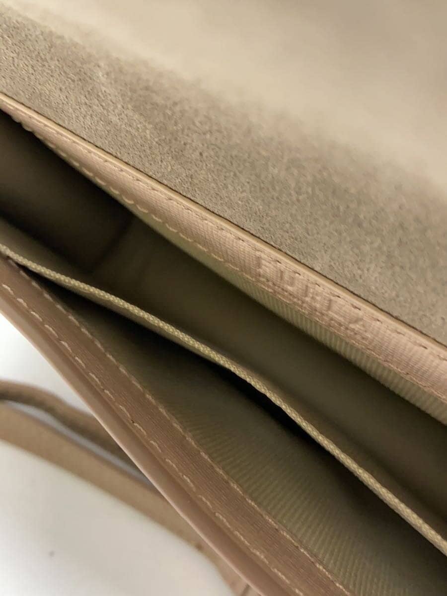 FURLA shoulder bag leather BEG 7