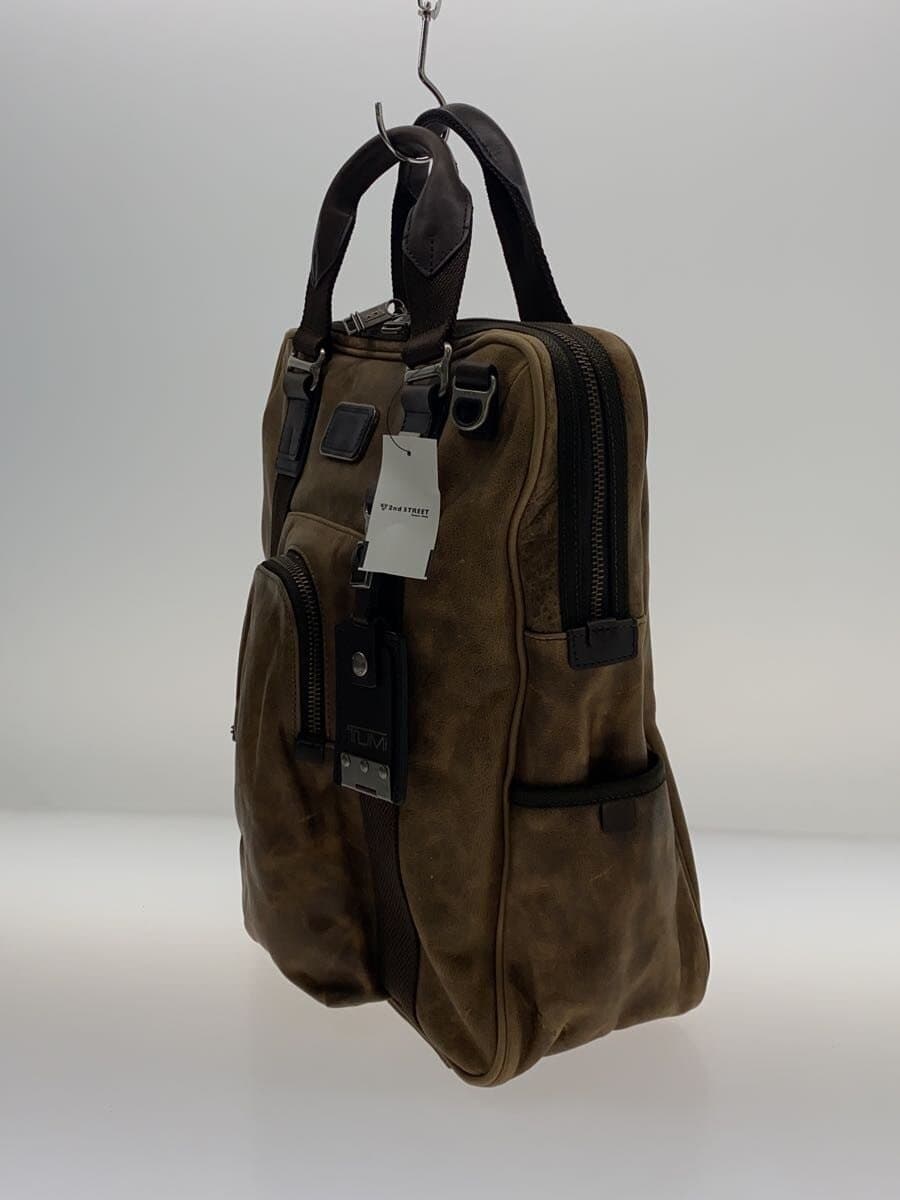 TUMI Shoulder Bag Leather BRW alpha bravo 2
