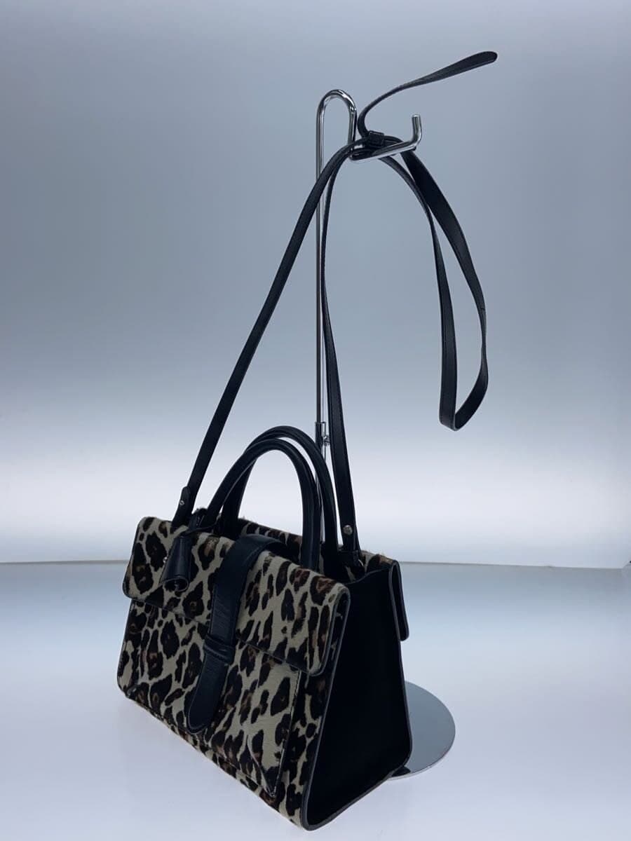Other Brand Shoulder Bag BLK Leopard 2