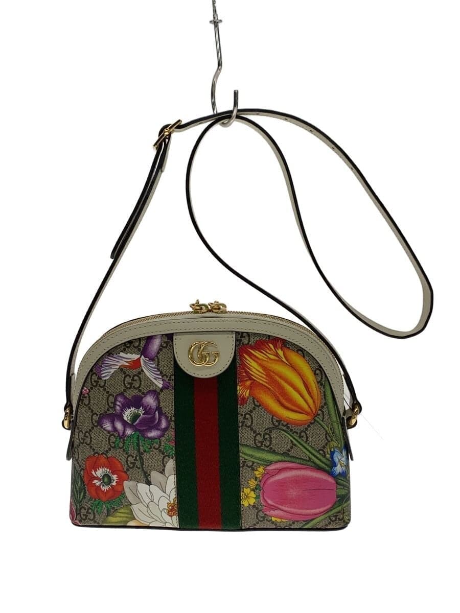 GUCCI Shoulder Bag_Ophidia_Flora PVC BEG All-Over Print 499621 HV8AC 9759