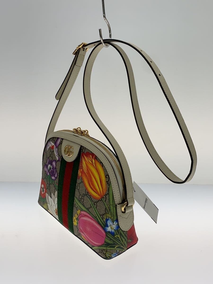 GUCCI Shoulder Bag_Ophidia_Flora PVC BEG All-Over Print 499621 HV8AC 9759 2