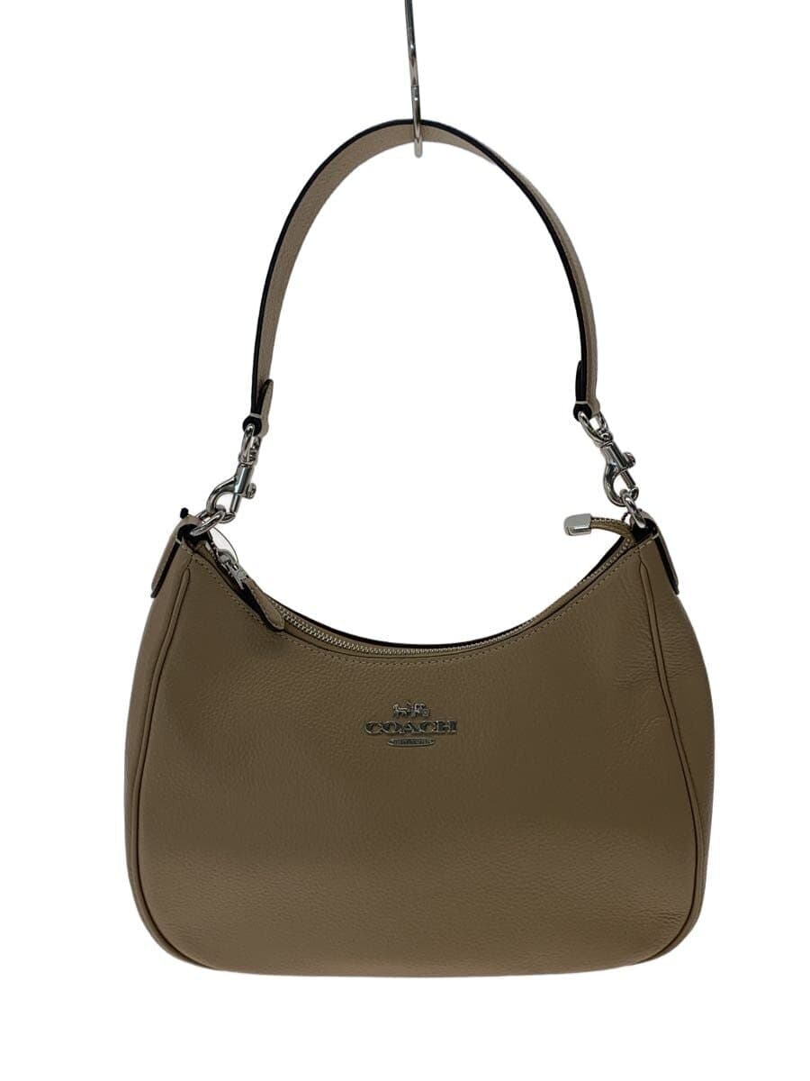 COACH Shoulder Bag Leather BEG CJ517